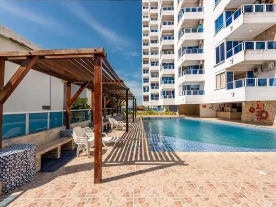 Apartamento Apto Frente Al Mar - Piso 10 - Piscina - El Laguito Cartagena