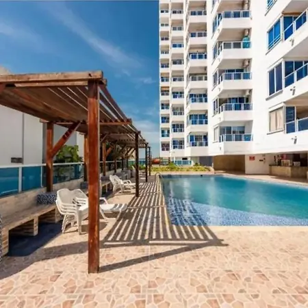 Apartamento Apto Frente Al Mar - Piso 10 - Piscina - El Laguito Cartagena